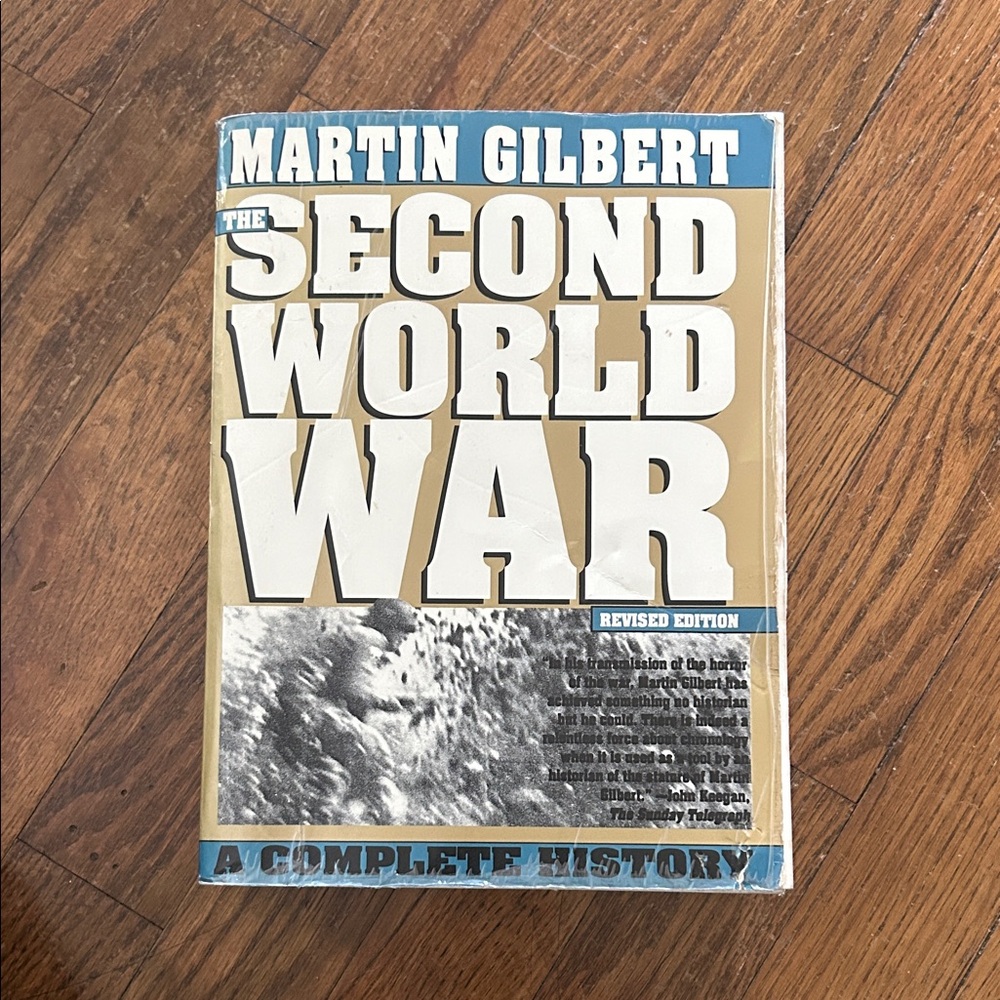 The Second World War Book by Martin Gilbert! This book is old some pages ripped